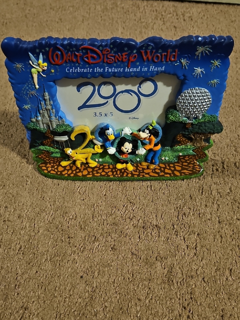 Vintage Walt Disney World Picture Frame